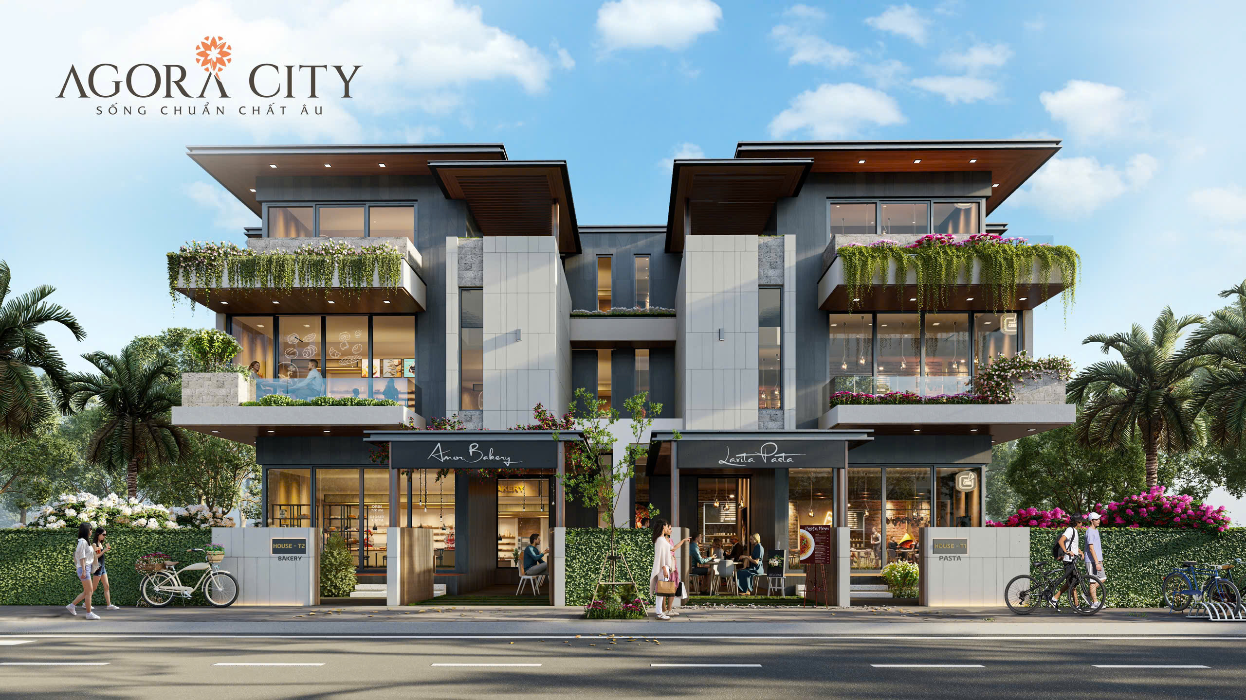 Biệt thự liên kế agora city