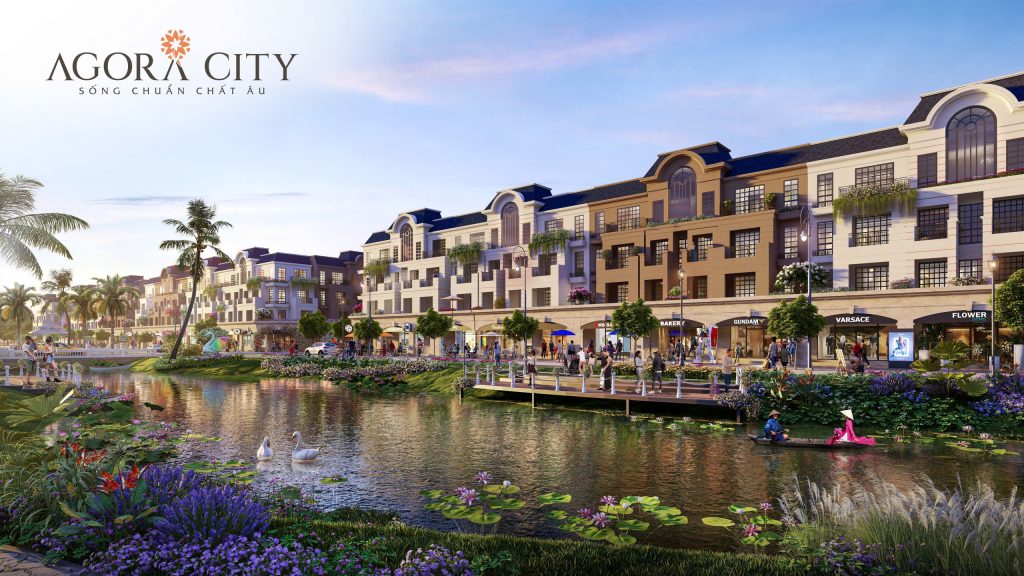 Công viên Swan Park dự án Agora City