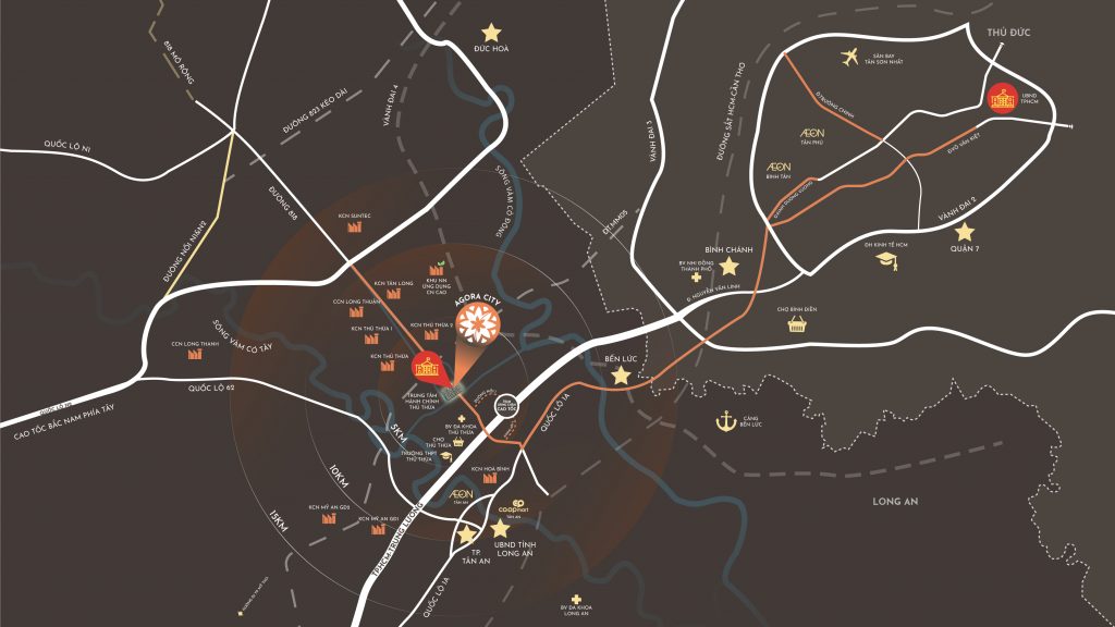 Vị trí dự án Agora City